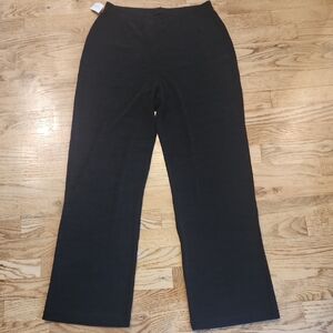 (8) Weekenders Black Wide Leg Pants Stretchy Lounge Night Out Comfy Vacation Wow